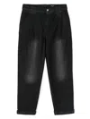 Balmain Jeans Affusolati In Black