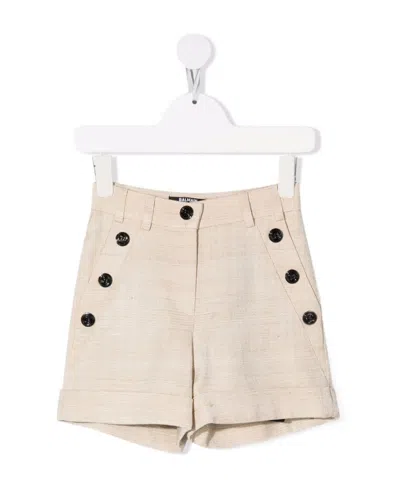 BALMAIN HIGH-WAISTED MINI SHORTS