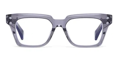 BALMAIN TEMPO - CRYSTAL GREY / SHINY BLACK RHODIUM RX GLASSES