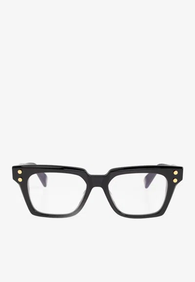 Balmain Tempo Corrective Cat-eye Glasses In White