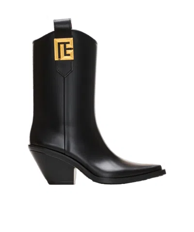 BALMAIN BALMAIN POINTED TOE ANKLE BOOTS