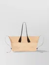 Balmain Textured Fabric Bags With Dual Handles And Strap In Pink