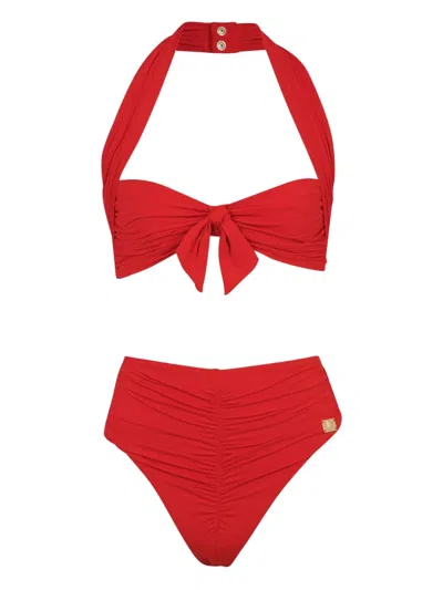 Balmain Tie-detail Bikini