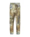 BALMAIN DESERT PRINT COTTON CARGO TROUSERS