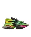 Balmain Neoprene And Leather Unicorn Sneakers In Multicolor