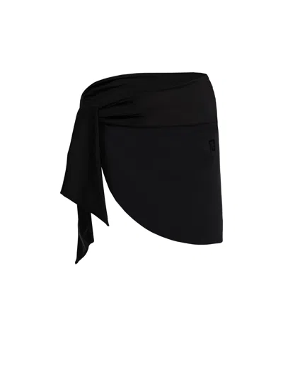 Balmain Tie Sarong In Black
