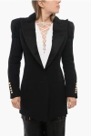 Balmain Tigh-fit Long Blazer