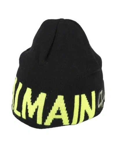 Balmain Babies'  Toddler Boy Hat Black Size 3 Virgin Wool, Silk