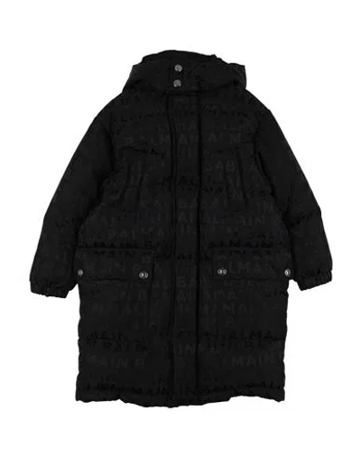 Balmain Babies'  Toddler Boy Puffer Black Size 6 Polyamide, Cotton, Polyester
