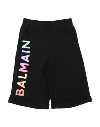 Balmain Babies'  Toddler Boy Shorts & Bermuda Shorts Black Size 6 Cotton