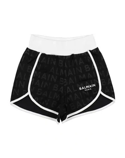 Balmain Babies'  Toddler Boy Shorts & Bermuda Shorts Black Size 6 Rayon, Cotton