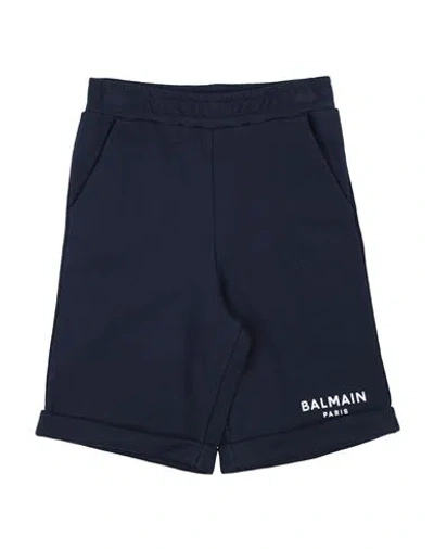 Balmain Babies'  Toddler Boy Shorts & Bermuda Shorts Navy Size 4 Cotton In Blue