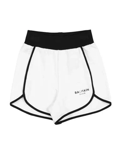 Balmain Babies'  Toddler Boy Shorts & Bermuda Shorts White Size 4 Rayon, Cotton