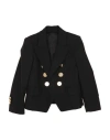 Balmain Toddler Boy Suit Jacket Black Size 6 Virgin Wool, Elastane In Black