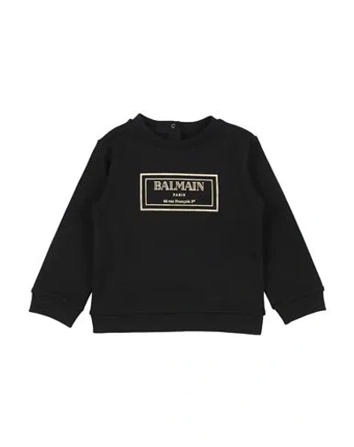 Balmain Babies'  Toddler Boy Sweatshirt Black Size 3 Cotton