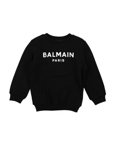 Balmain Babies'  Toddler Boy Sweatshirt Black Size 6 Cotton