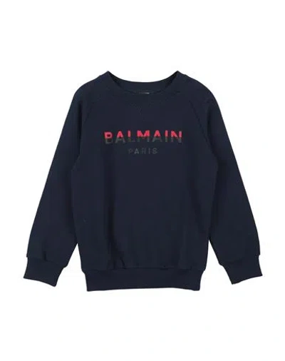 Balmain Babies'  Toddler Boy Sweatshirt Midnight Blue Size 6 Cotton