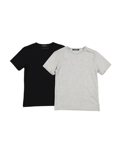 Balmain Babies'  Toddler Boy T-shirt Black Size 6 Cotton In Multi