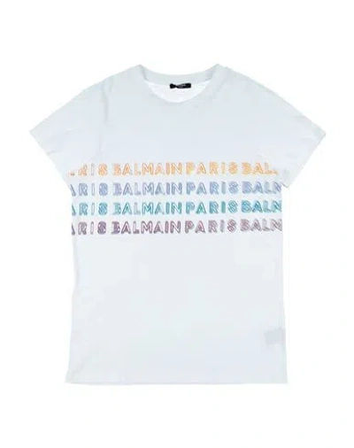 Balmain Babies'  Toddler Boy T-shirt White Size 4 Cotton