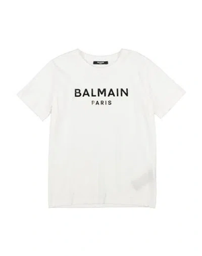 Balmain Babies'  Toddler Boy T-shirt White Size 6 Cotton