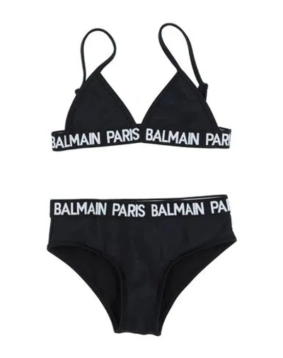 Balmain Babies'  Toddler Girl Bikini Black Size 6 Polyamide, Elastane