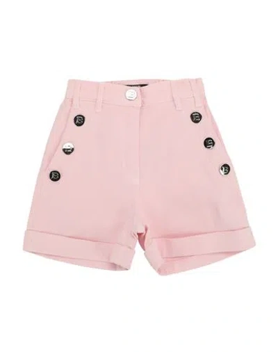Balmain Babies'  Toddler Girl Denim Shorts Pink Size 6 Cotton, Modal, Elastane