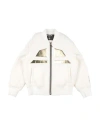 Balmain Toddler Girl Jacket White Size 6 Polyester, Polyurethane, Elastane In White