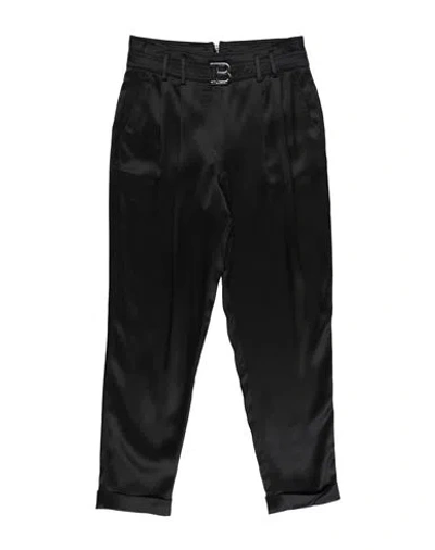 Balmain Babies'  Toddler Girl Pants Black Size 6 Acetate, Viscose