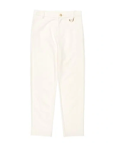Balmain Babies'  Toddler Girl Pants Cream Size 6 Viscose, Polyamide, Elastane In White