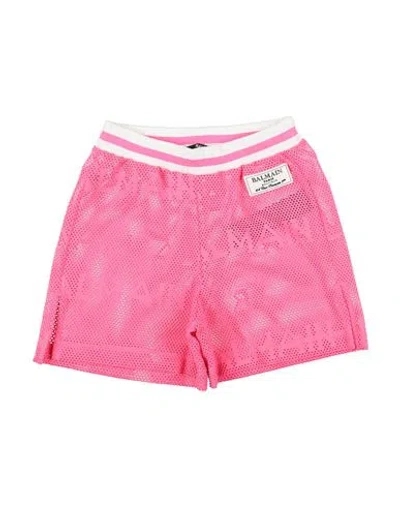 Balmain Babies'  Toddler Girl Shorts & Bermuda Shorts Fuchsia Size 6 Polyester, Elastane In Pink