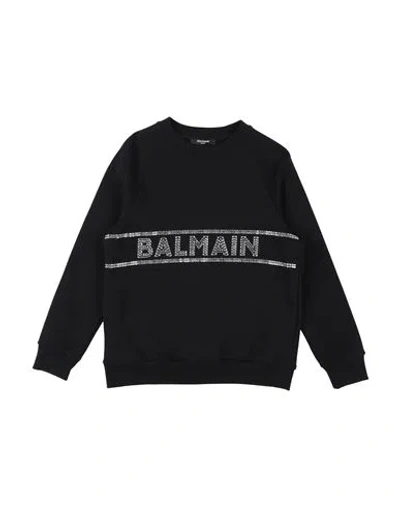 Balmain Babies'  Toddler Girl Sweatshirt Black Size 6 Cotton