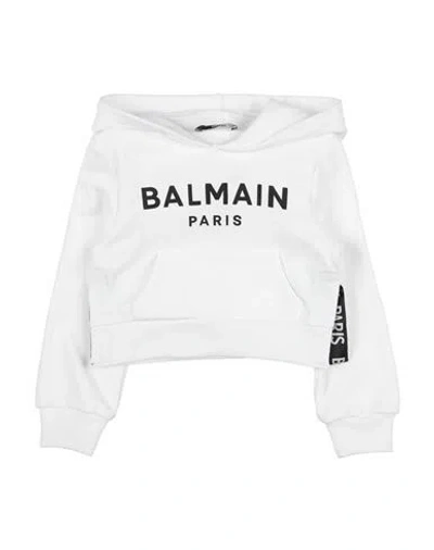 Balmain Babies'  Toddler Girl Sweatshirt White Size 4 Cotton