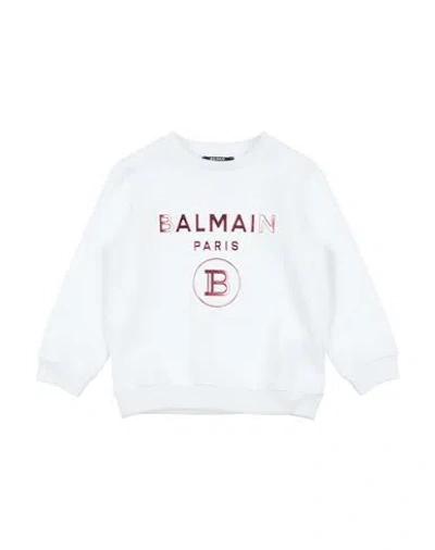 Balmain Babies'  Toddler Girl Sweatshirt White Size 4 Cotton