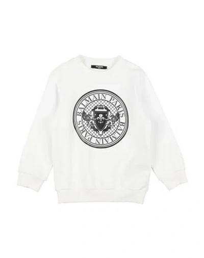 Balmain Babies'  Toddler Girl Sweatshirt White Size 6 Cotton