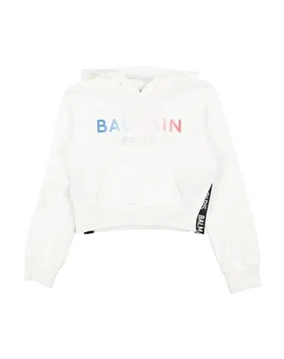 Balmain Babies'  Toddler Girl Sweatshirt White Size 6 Cotton