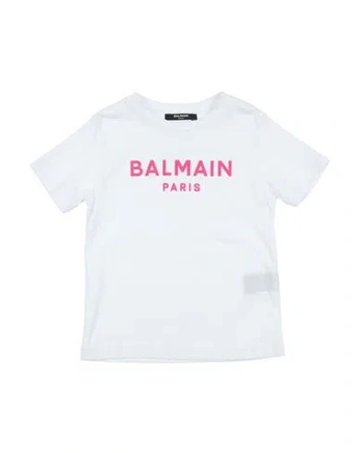 Balmain Babies'  Toddler Girl T-shirt White Size 6 Cotton