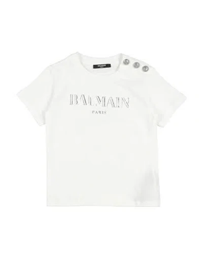 Balmain Babies'  Toddler Girl T-shirt White Size 4 Cotton