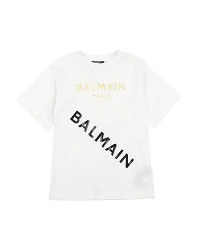 Balmain Babies'  Toddler Girl T-shirt White Size 6 Cotton