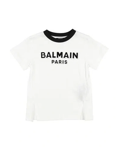 Balmain Babies'  Toddler Girl T-shirt White Size 6 Cotton