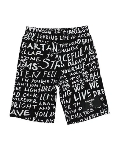 Balmain Babies'  Toddler Shorts & Bermuda Shorts Black Size 6 Cotton