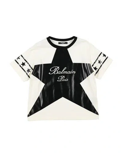 Balmain Babies'  Toddler T-shirt Ivory Size 6 Cotton In White