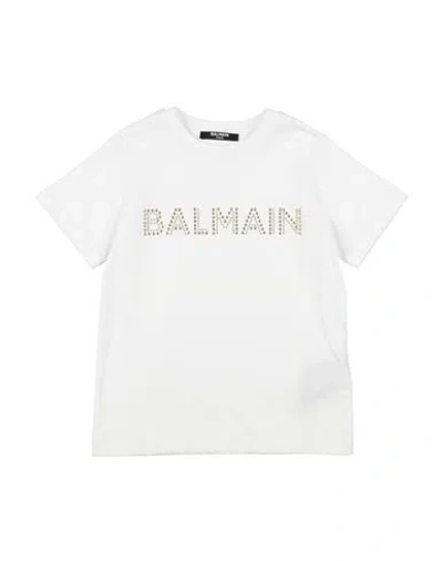 Balmain Babies'  Toddler T-shirt White Size 6 Cotton