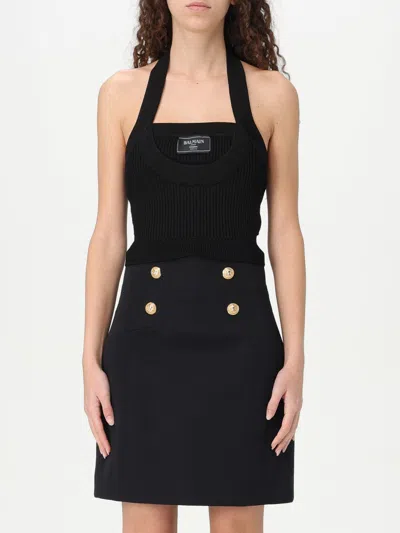 BALMAIN TOP BALMAIN WOMAN COLOR BLACK,G54555002
