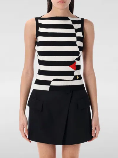 BALMAIN TOP BALMAIN WOMAN COLOR BLACK,G87610002
