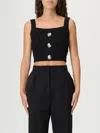 Balmain Black Tops - Vests & Tank Tops Women In Black