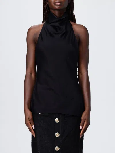 BALMAIN TOP BALMAIN WOMAN COLOR BLACK,H33810002