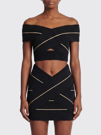 Balmain Top  Woman Color Black