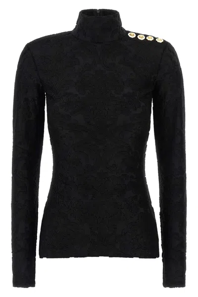 BALMAIN TOP 'BAROCCO' PATTERN