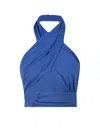 Balmain Synthetic Fibers T-shirt In Blue