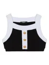 Balmain Paris Kids Top In Black